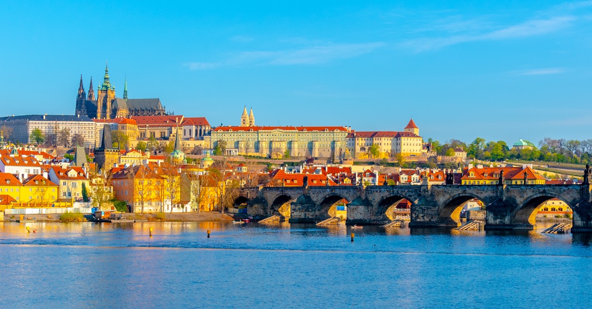 Praag Karelsbrug Tsjechie