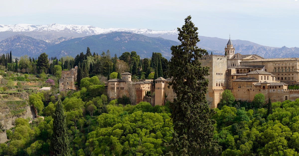 Granada en heuvels van Andalusie