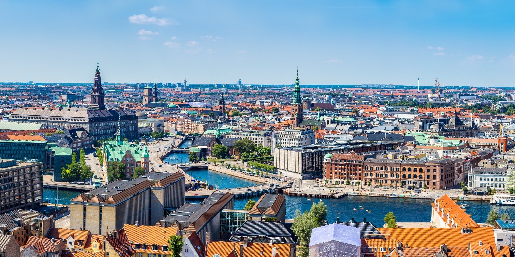 Luchtfoto kopenhagen