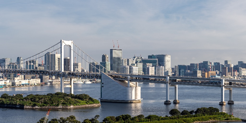 Brug in Tokyo