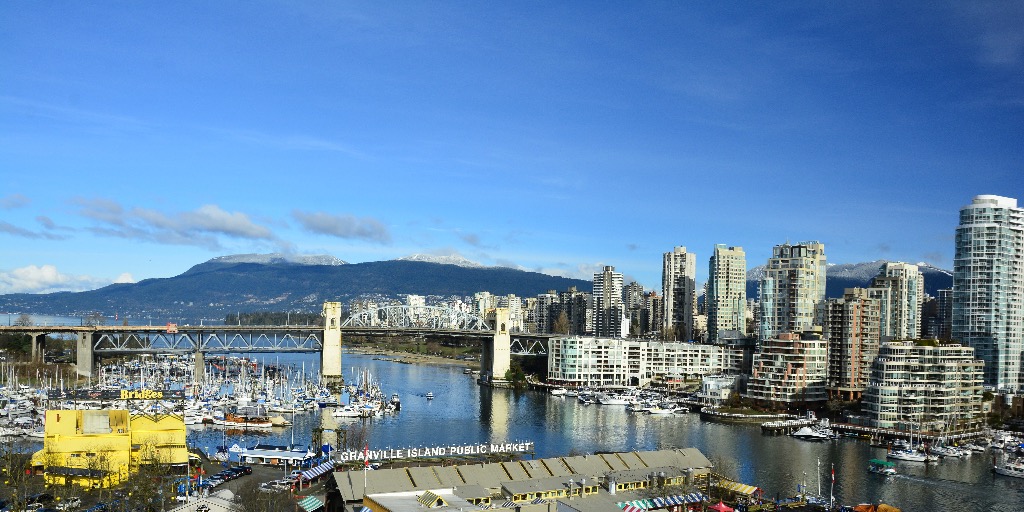 Granville Island and False Creek,Vancouver