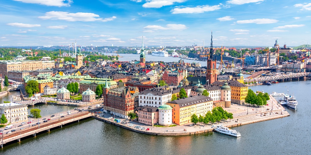 Stockholm luchtfoto