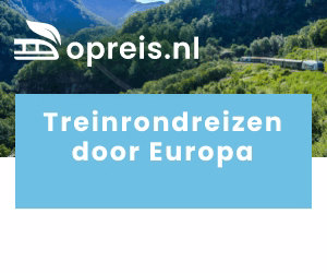 OpReis treinrondreizen banner